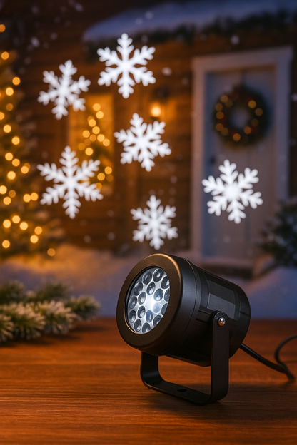 Christmas Snowflake Projector