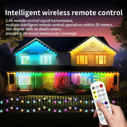 Transformative Smart RGB Outdoor Holiday Lights™