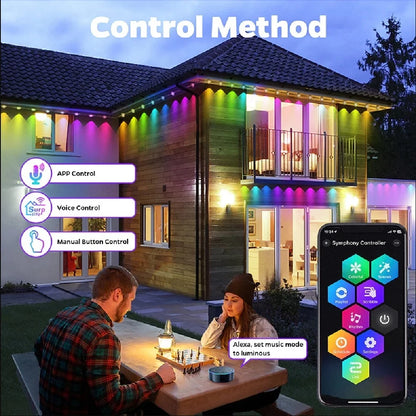 Transformative Smart RGB Outdoor Holiday Lights™