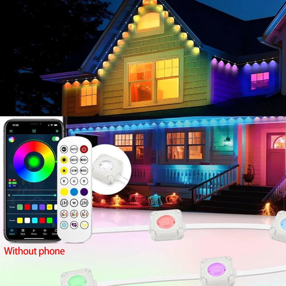 Transformative Smart RGB Outdoor Holiday Lights™