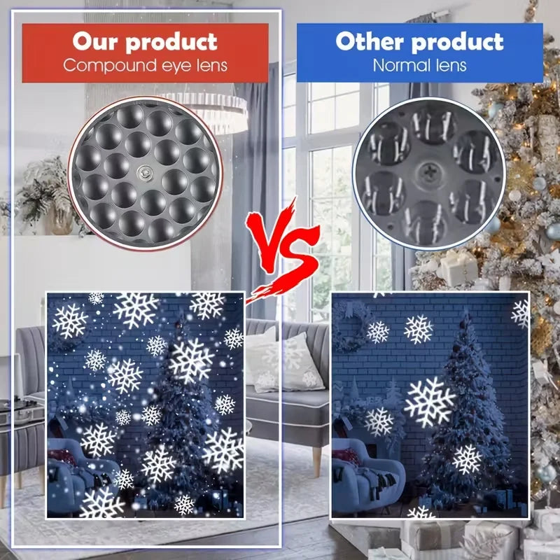 Christmas Snowflake Projector