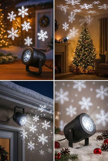 Christmas Snowflake Projector
