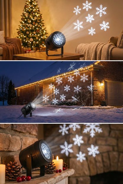 Christmas Snowflake Projector
