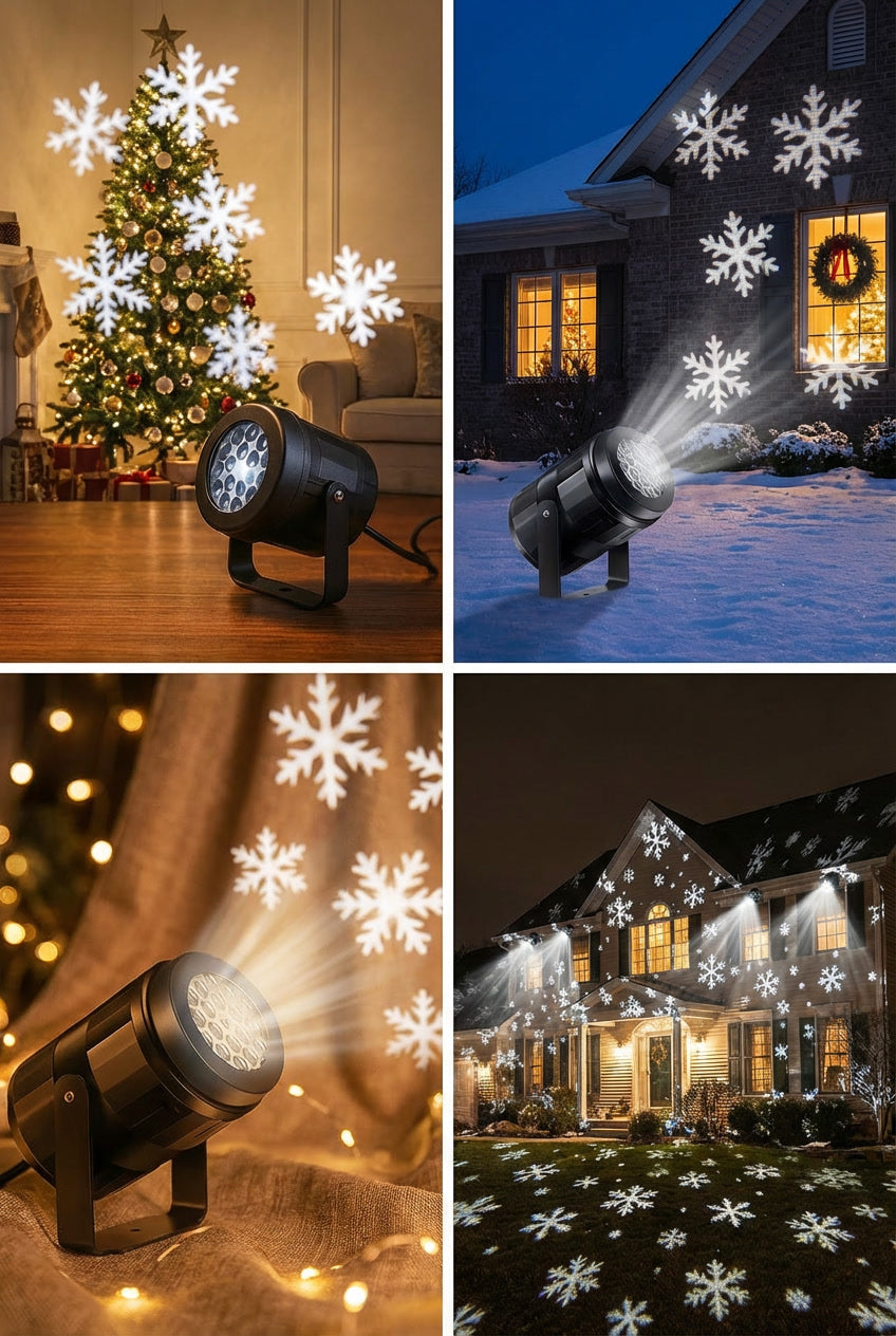 Christmas Snowflake Projector