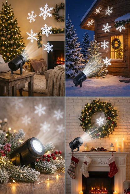 Christmas Snowflake Projector