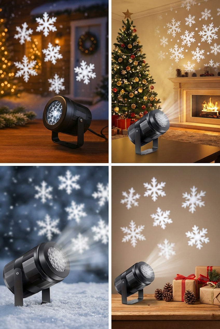 Christmas Snowflake Projector