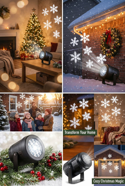 Christmas Snowflake Projector