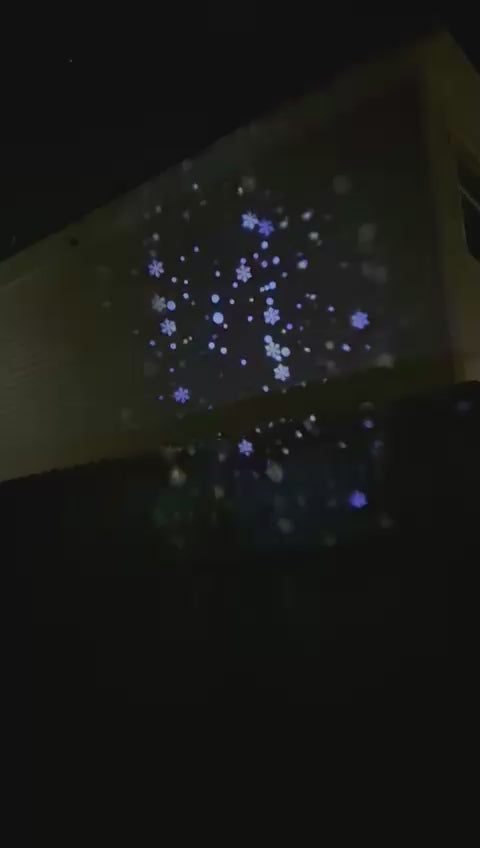 Christmas Snowflake Projector
